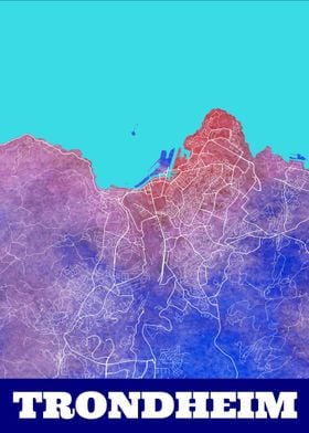 Trondheim Norway City Map