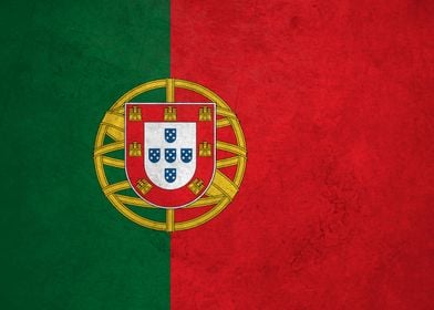 Flag of Portugal on Wall