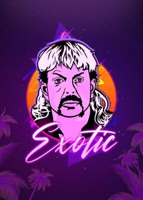 Joe Exotic 80s Retro Art