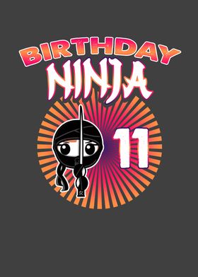 Birthday Ninja Children