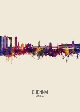 Chennai Skyline India