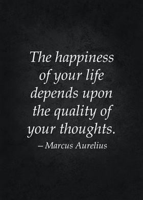 Happiness Stoic Quote