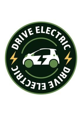 EV Car Drive Electric Gift