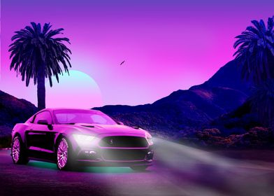 80s synthwave outrun