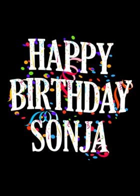 Happy Birthday Sonja