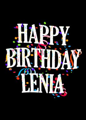 Happy Birthday Lenia