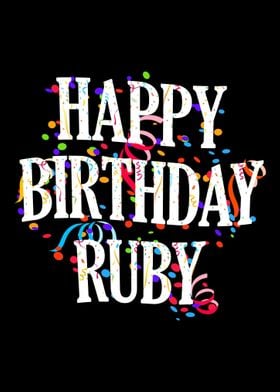 Happy Birthday Ruby