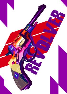 Revolver pop art wpap