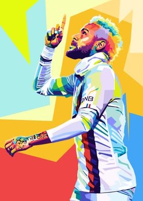 Neymar Wpap Pop Art