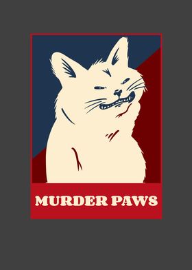 Murder Paws Funny Cat Meme