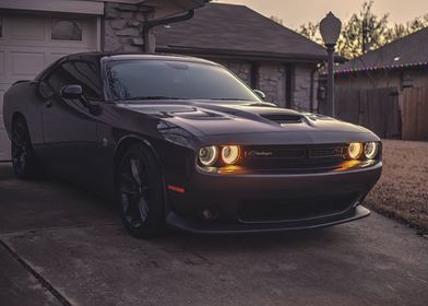 Black Dodge Challenger RT