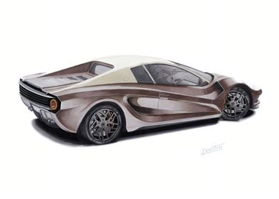 Concept car drawing