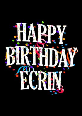 Happy Birthday Ecrin