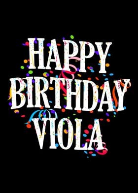 Happy Birthday Viola