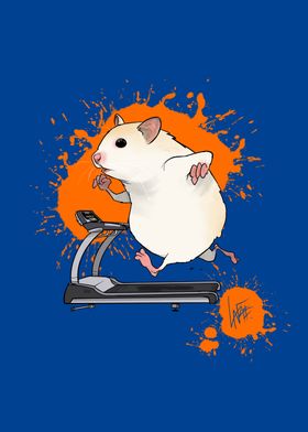 Hamster on a Treadmill