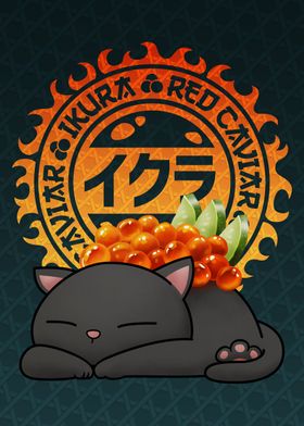 Ikura Sushi Cat