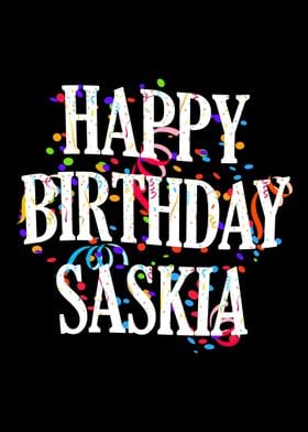 Happy Birthday Saskia