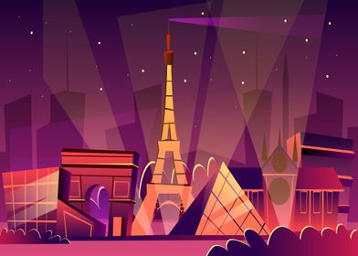 Paris cityscape