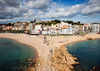 Blanes Sea Town In Spain