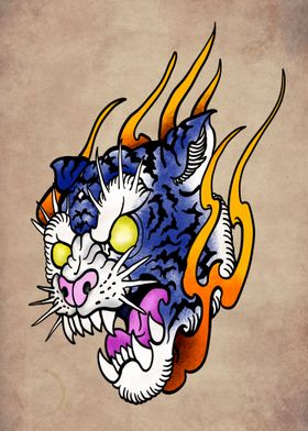 tiger tattoo japan