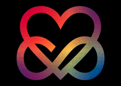 Colorful Heart Infinity