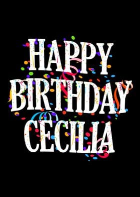 Happy Birthday Cecilia