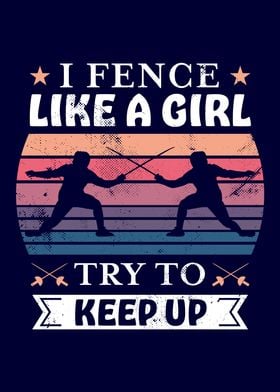 Funny Fencing Gift for Mom