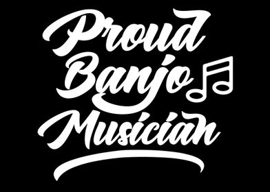 Proud Banjo Musician