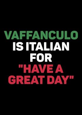 Vaffanculo Is Italian For 