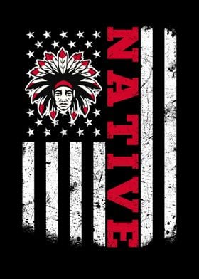 Native American Flag for