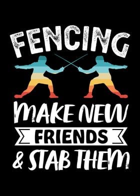 Funny Retro Fencing Gift