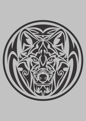 Wolf Logo wild beast wolf