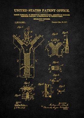 40 Zipper Patent  Patent