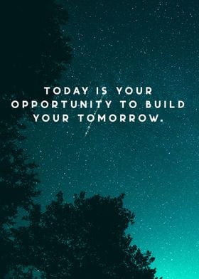 Build Tomorrow Quote