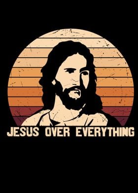 jesus over everything' Poster by Dong Le Viet | Displate