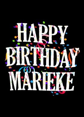 Happy Birthday Marieke