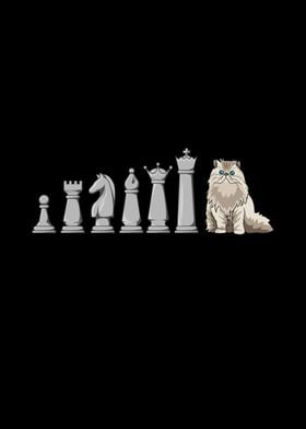 Cat Chess Pawn