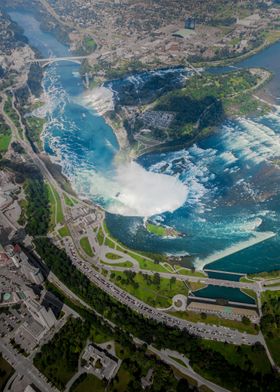 Niagara Falls from the Sky