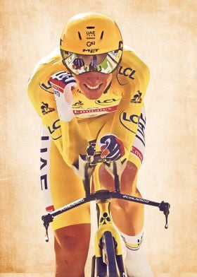 Bicycle Yellow Rider