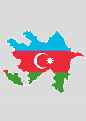 Azerbaijan map independent