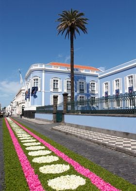 Palace in Azores islands