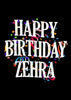 Happy Birthday Zehra