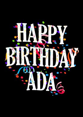 Happy Birthday Ada