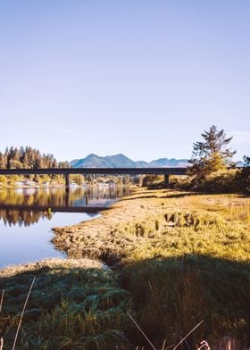 Oregon Mountains and River