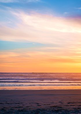 Oregon Coast Sunset Sky