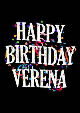 Happy Birthday Verena