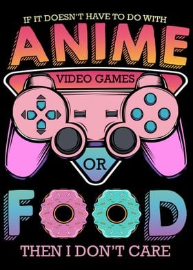 Anime Video Games Food