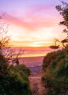 Sunset on the Oregon Coast