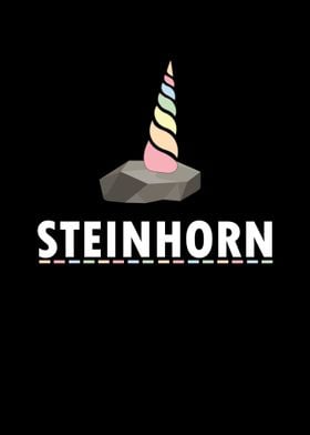 Steinhorn Einhorn Lustig