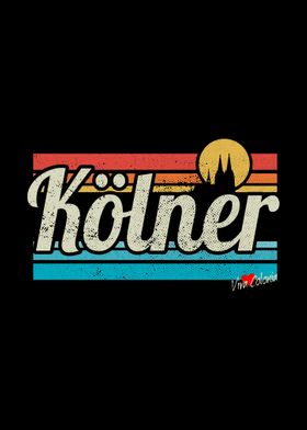 Kölner Retro Surfer Sunset